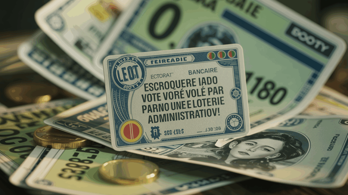 Escroquerie bancaire : votre rib volé par une loterie administrative bidon ! – arnaque bancaire